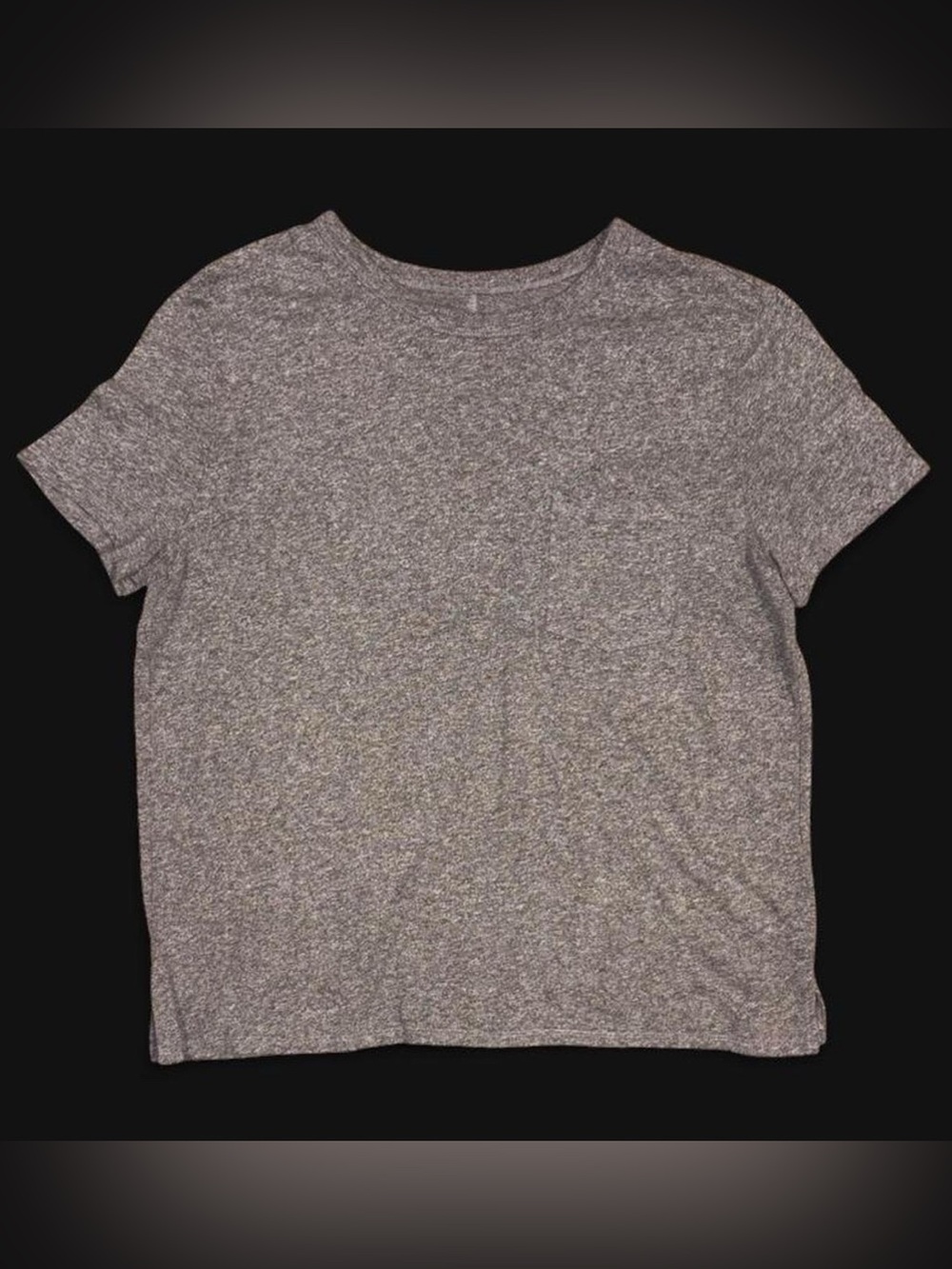 Old Navy Women's Heather Gray Short Sleeve Boyfriend Tee